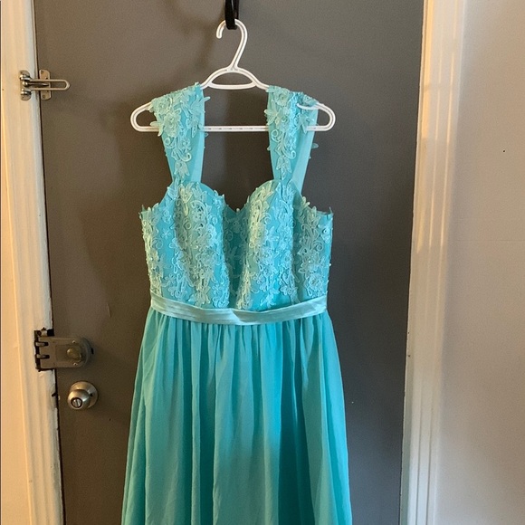 Wedding guest evening prom plus size maxi dress - Picture 1 of 4